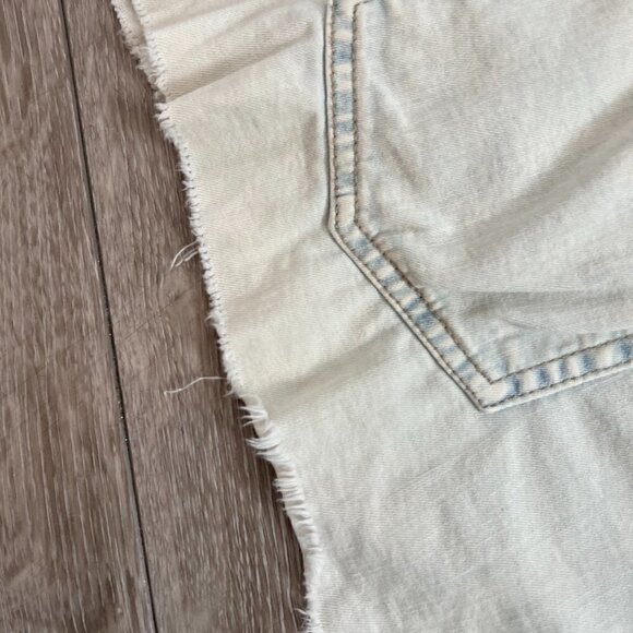 Wild Fable Cut Off Shorts Plus Size 18 Raw Edge Blue Light Wash Denim High Rise - Picture 6 of 6